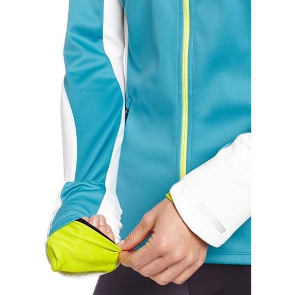 Pearl Izumi Infinity Softshell Jacket Blue Waterproof Windproof Zip Up Lg Bike - Picture 4 of 16